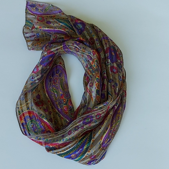 Careta Italian Silk Scarf - Picture 6 of 7